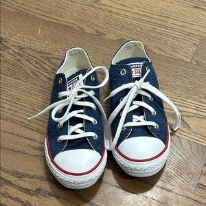 Converse Kids Navy and White Sneakers Size 2
